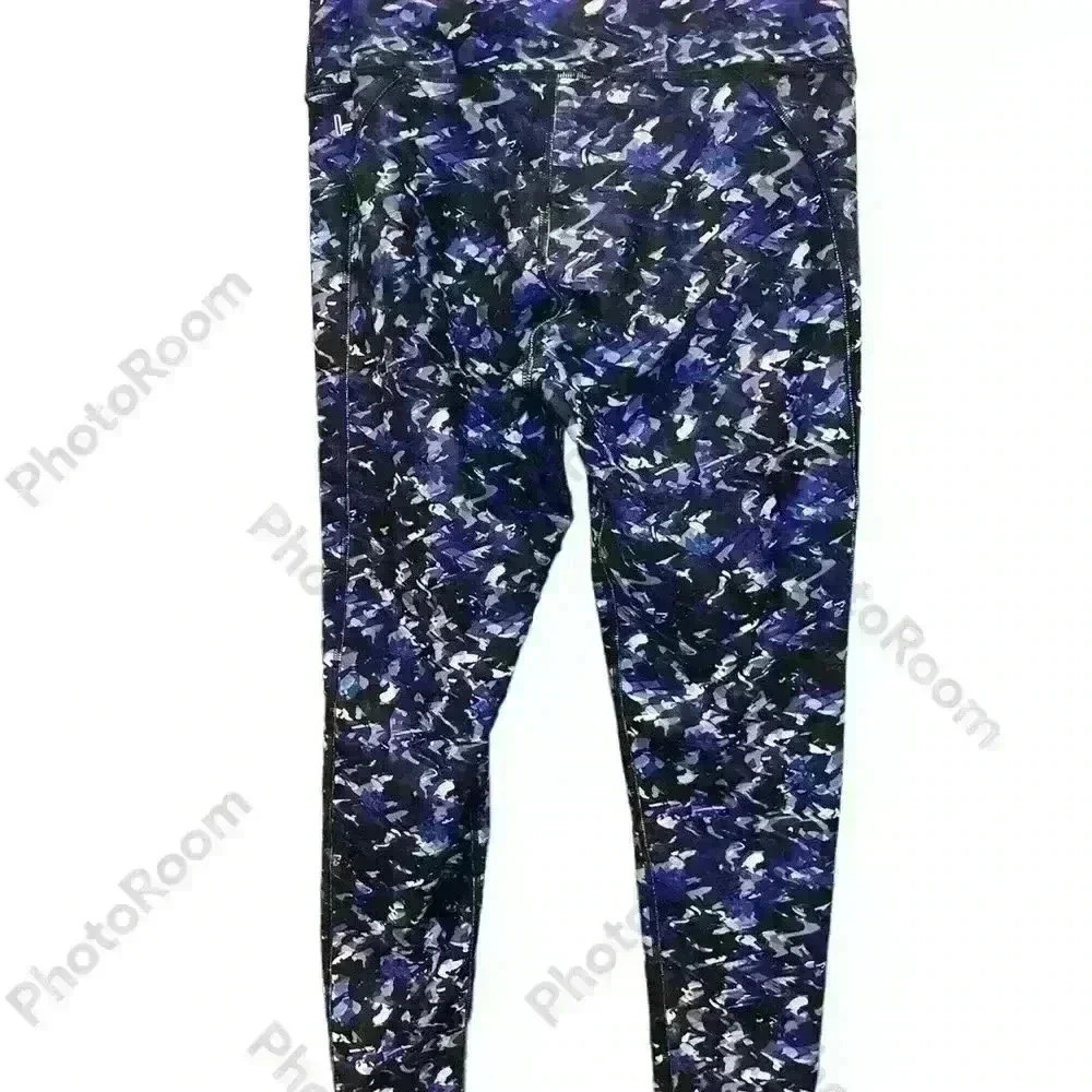 Fabletics x Demi Lovato Leggings Athletic Blue Purple Black - Picture 2 of 3